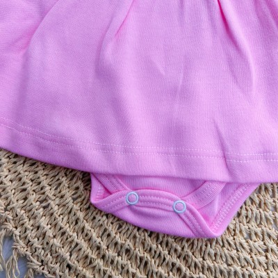 Vestido Body com Gola Polo - Rosa
